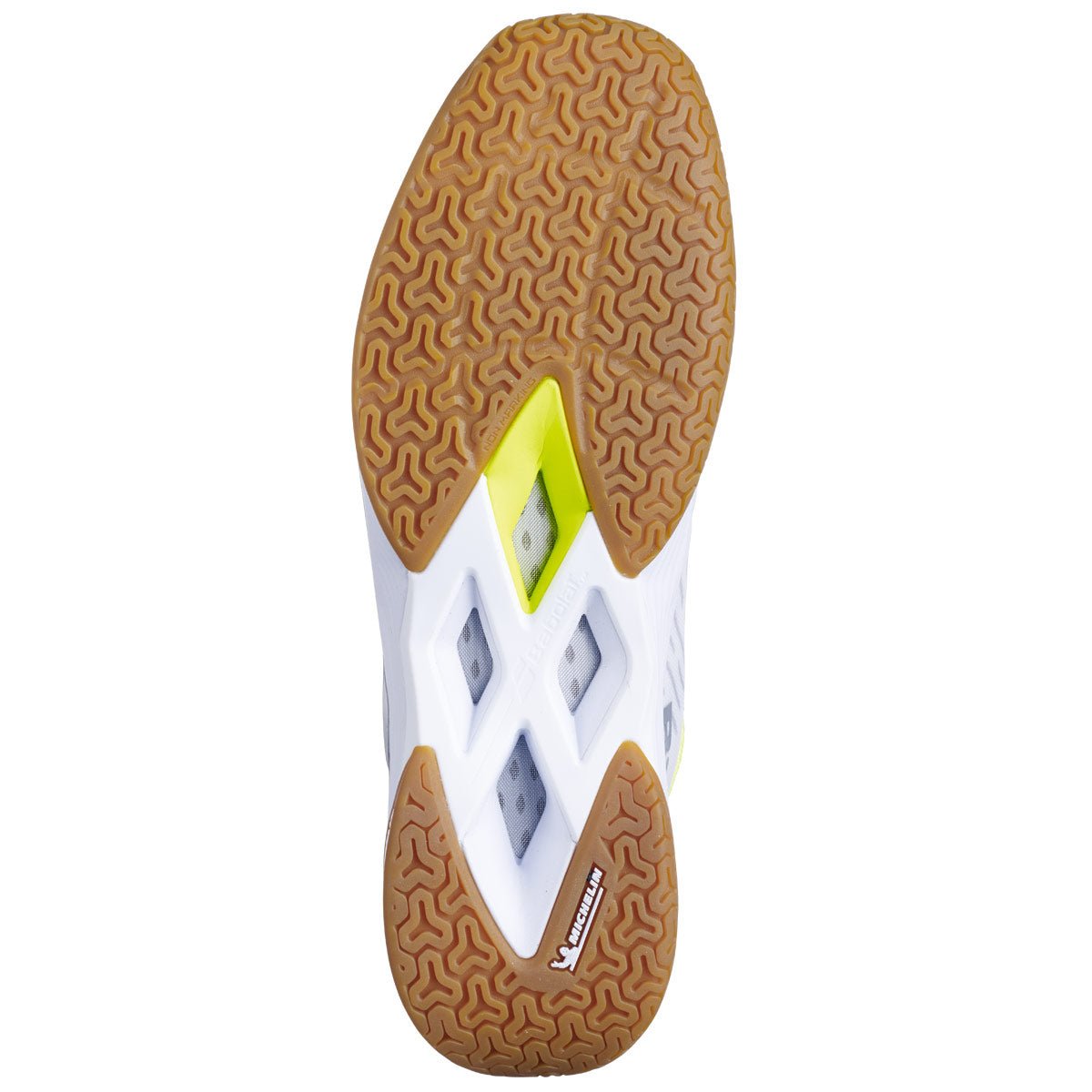 Babolat Mens Badminton Shoes Shadow Tour 5 - White/Lime