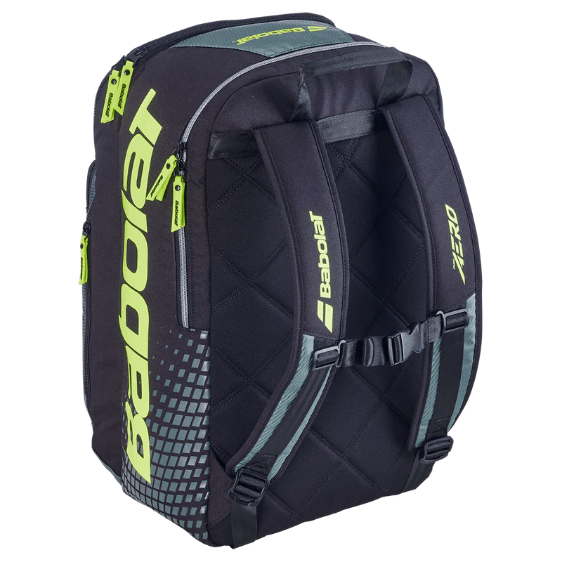 Babolat Pure Aero Backpack 2026 - Black/Green - Smash Racket Pro