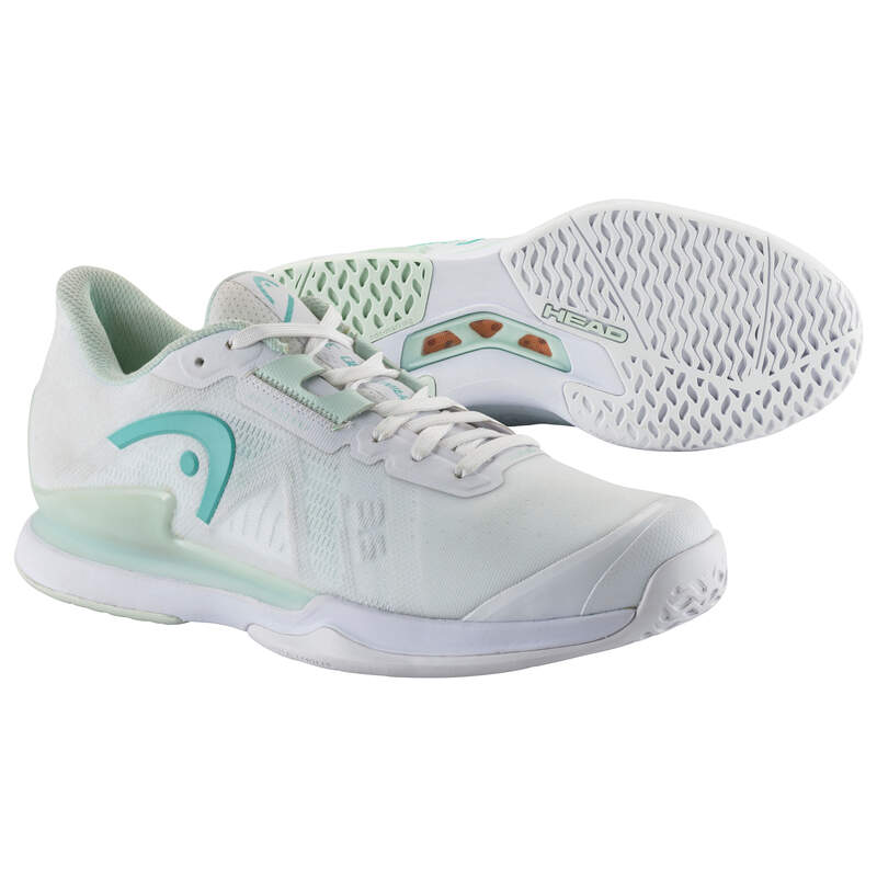 Head Womens Sprint Pro 3.5 Tennis Shoes - White/Aqua