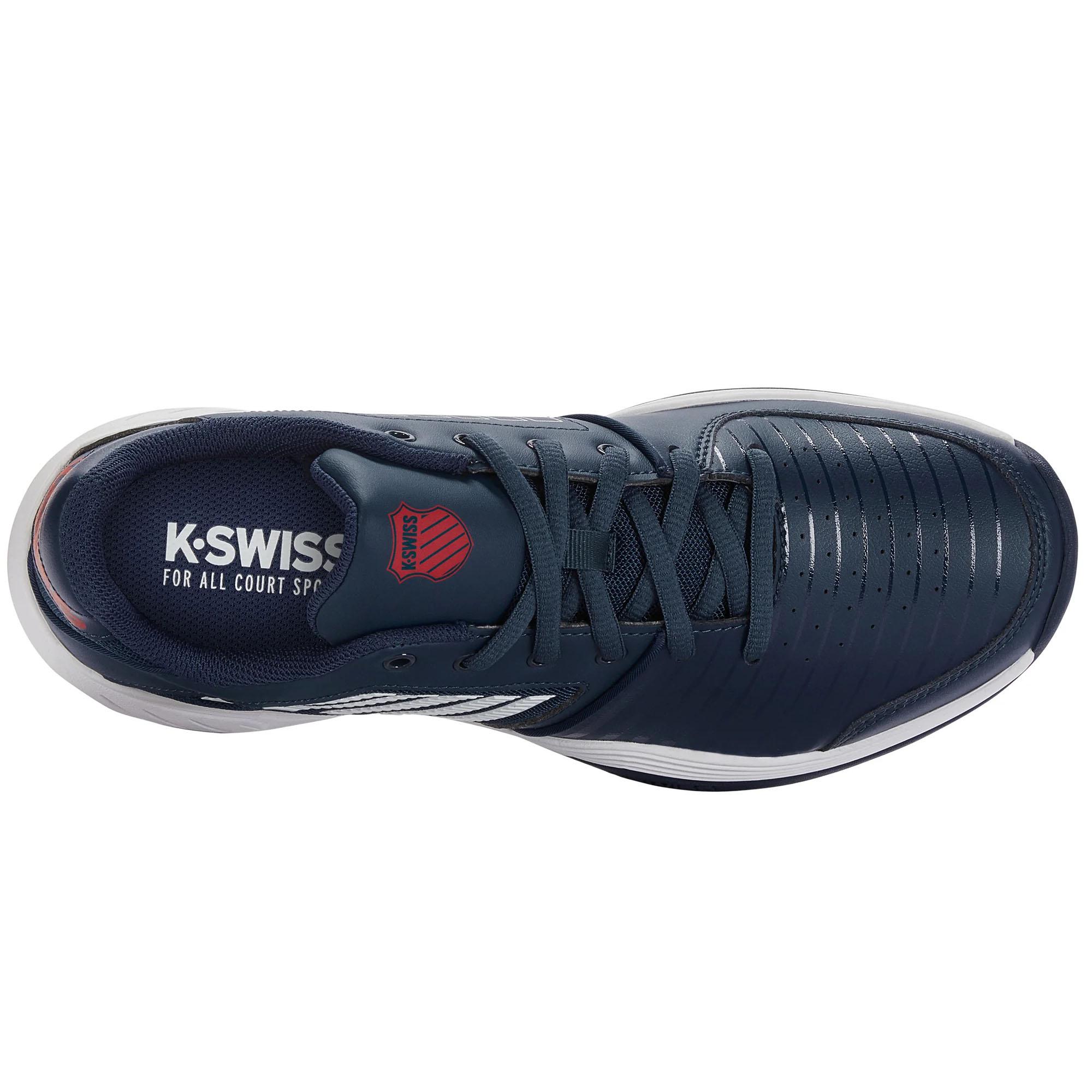 K-Swiss Mens Court Express HB Tennis Shoes - Blue Opal/White