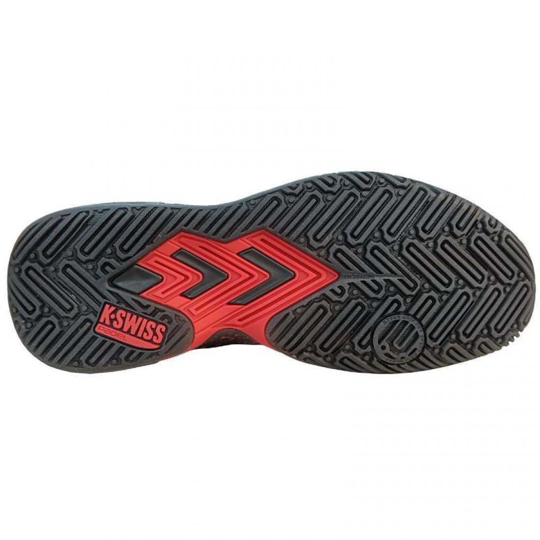 K-Swiss Sanyo Ultra Court Men’s Padel Shoes - Black/Anthracite/Red
