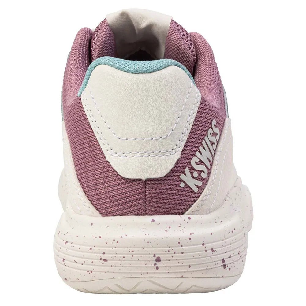 K-Swiss Tura Team Women Padel Shoes - White/Lilas/Pastel