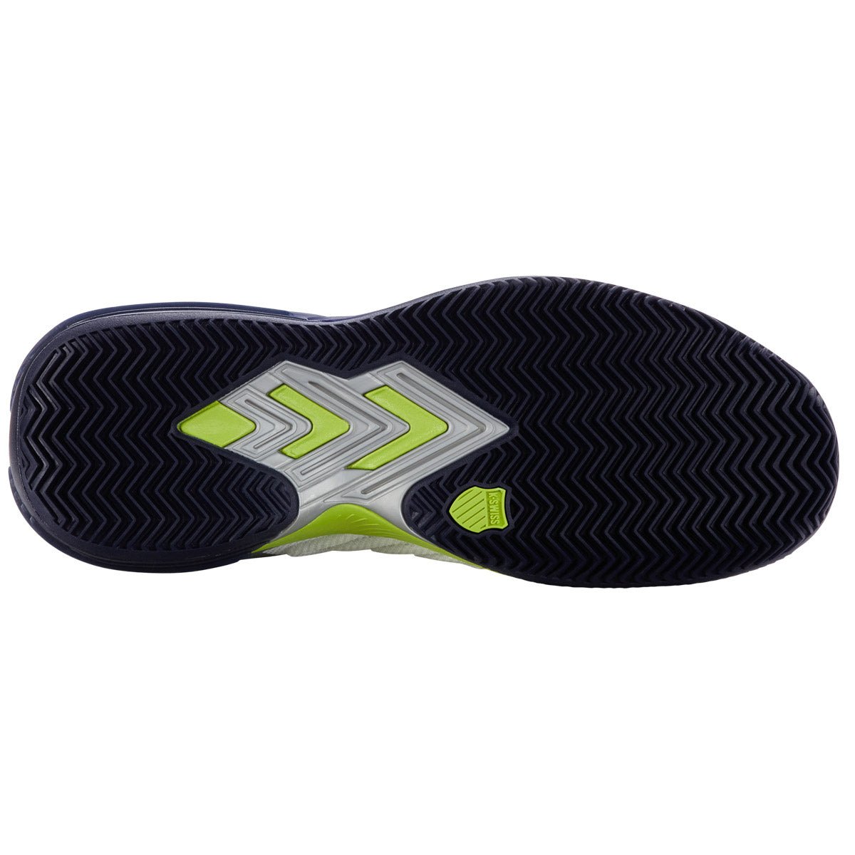 K-Swiss Ultrashot 3 HB Mens Tennis Shoes (White/Peacoat/Lime Green)