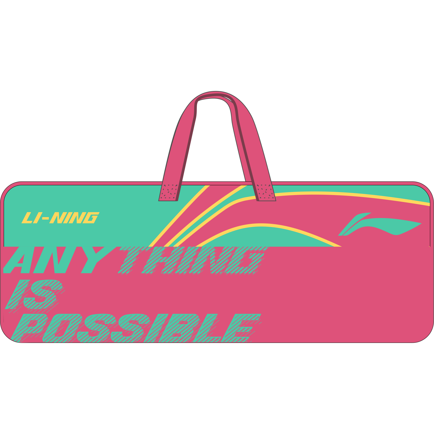 Li-Ning International Player Badminton Bag ABJS0573 - Pink