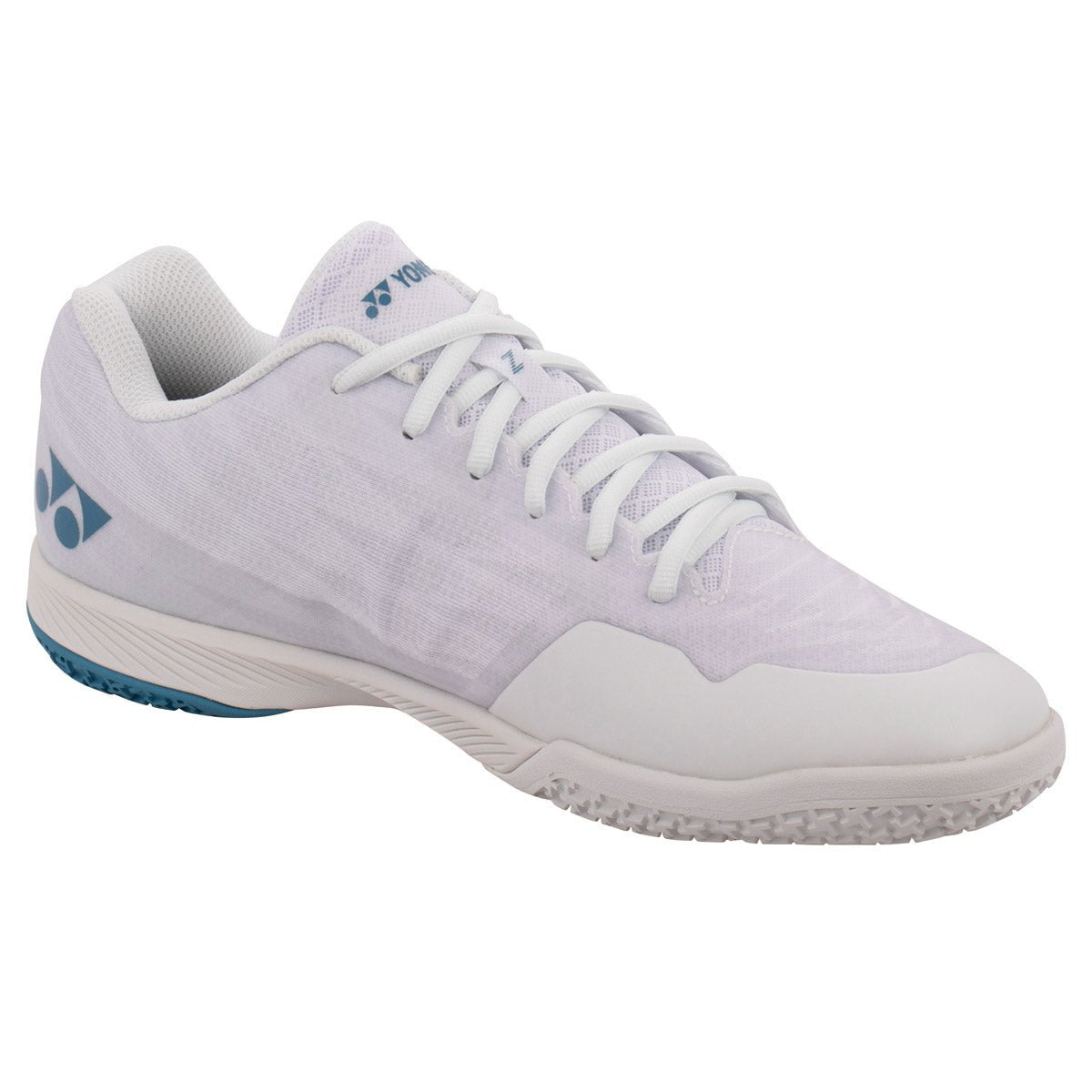 Yonex Mens Aerus Z2 Wide Badminton Shoes - White/Blue - Smash Racket Pro