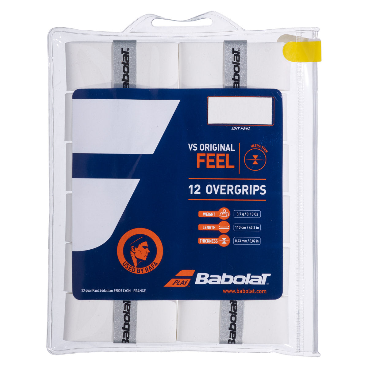 Babolat VS Overgrip x 12 - White