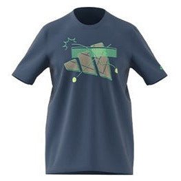 Adidas Tennis Category Graphic Tee Shirt Men - Steel
