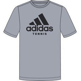 Adidas Tennis Category Tee Men Ink Shirt - Silver