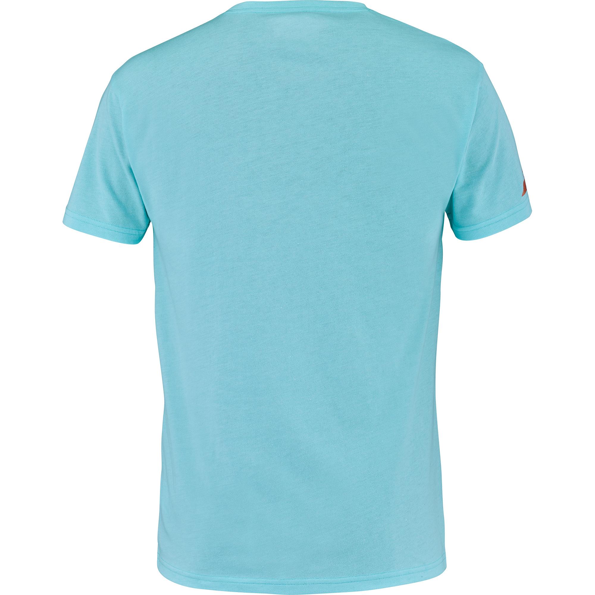 Babolat Exercise Vintage Tee Men Shirt - Angel Blue /Heather