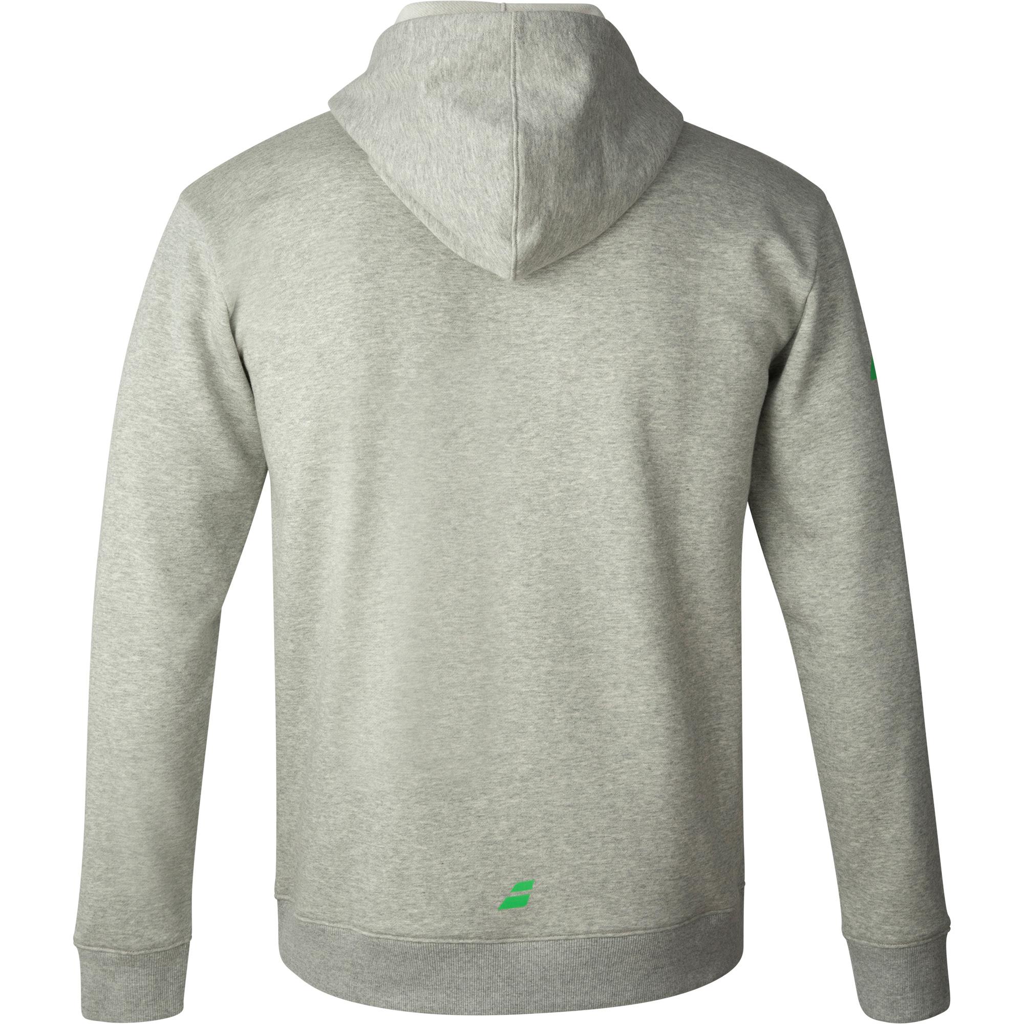 Babolat Men's Exercise Hood Sweat - High Rise Heather