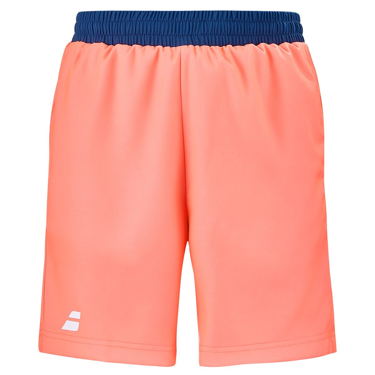 Babolat Play Boys Shorts - Fluo Strike/Estate Blue