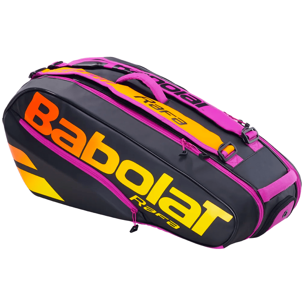babolat pure aero rafa 6 racket bag tennis purple