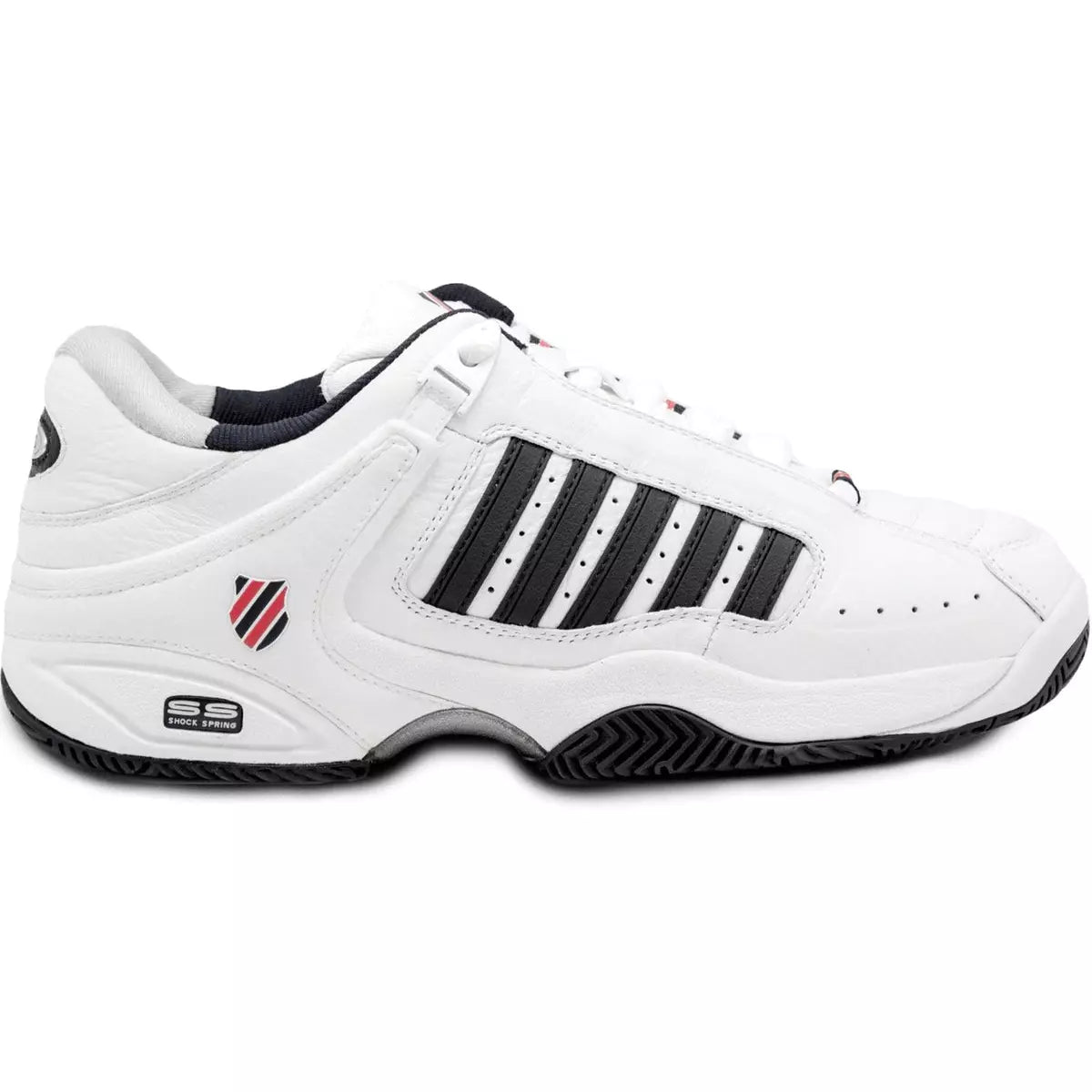 Mens white k hot sale swiss trainers