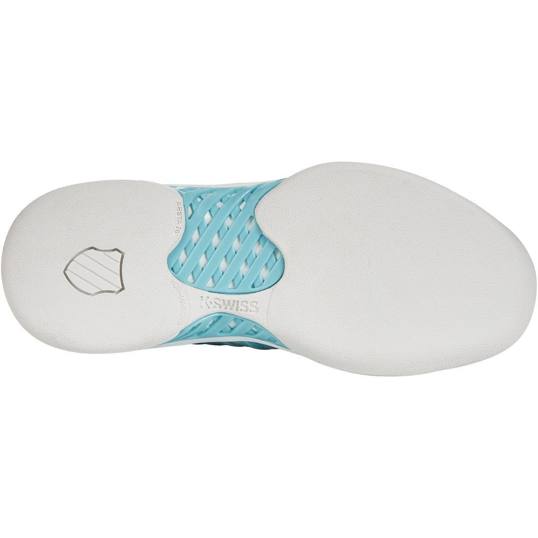 K-Swiss Express Light 2 Carpet Womens Tennis Shoes (Angel Blue/Icy Morn/White)