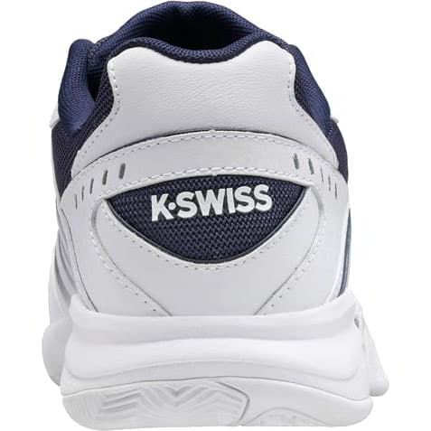 K-Swiss Mens Receiver V Tennis Shoes - White Peacoat Silver