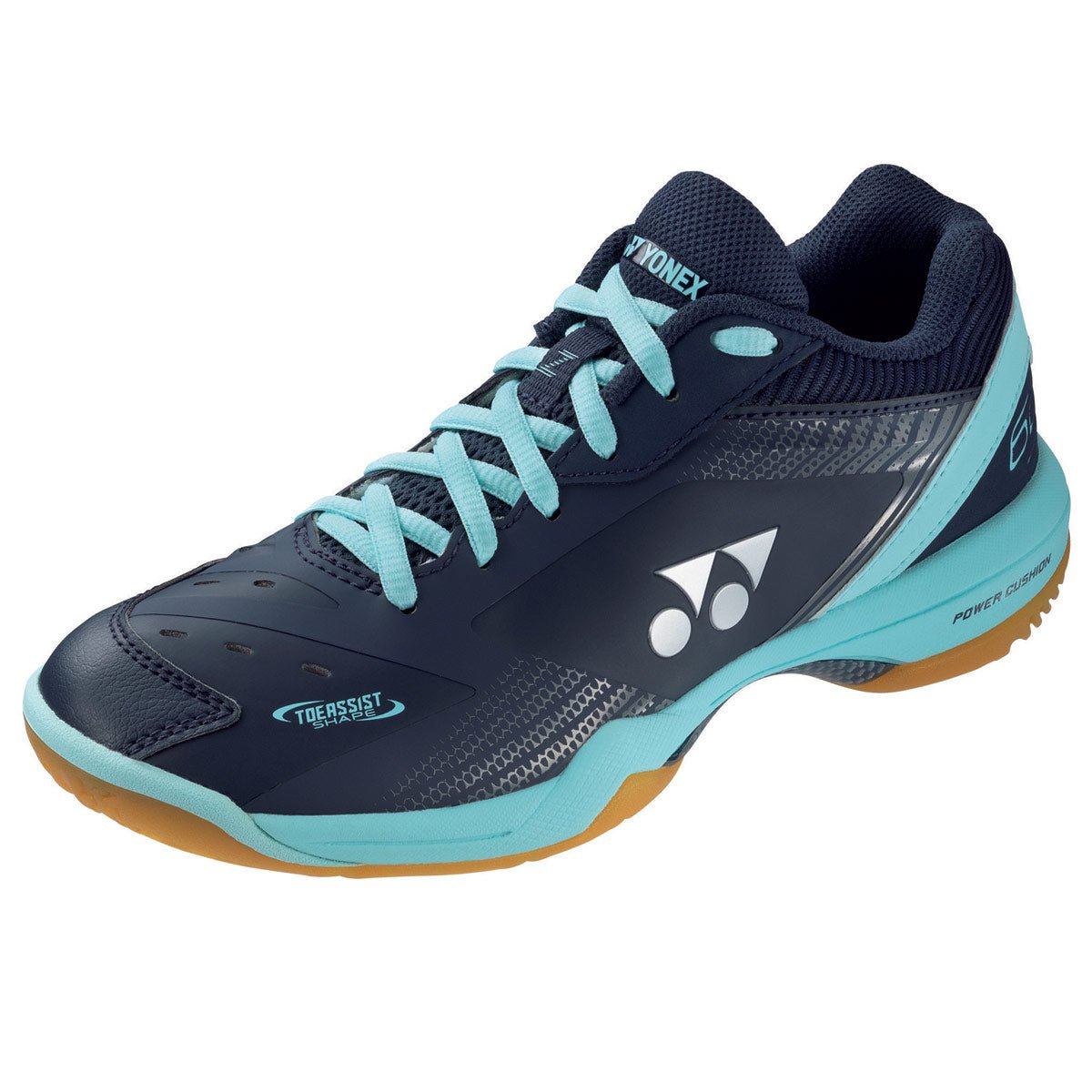 Yonex Power Cushion 65 Z3 Womens Badminton Shoes Navy Saxe Smash
