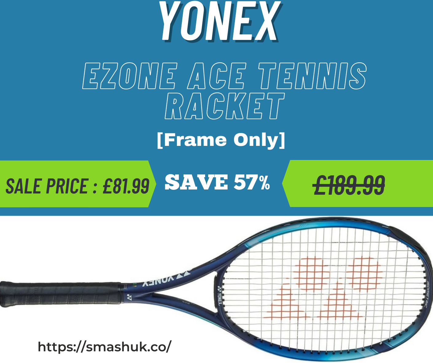 Yonex EZONE Ace Tennis Racket - Features, Price, & Offers