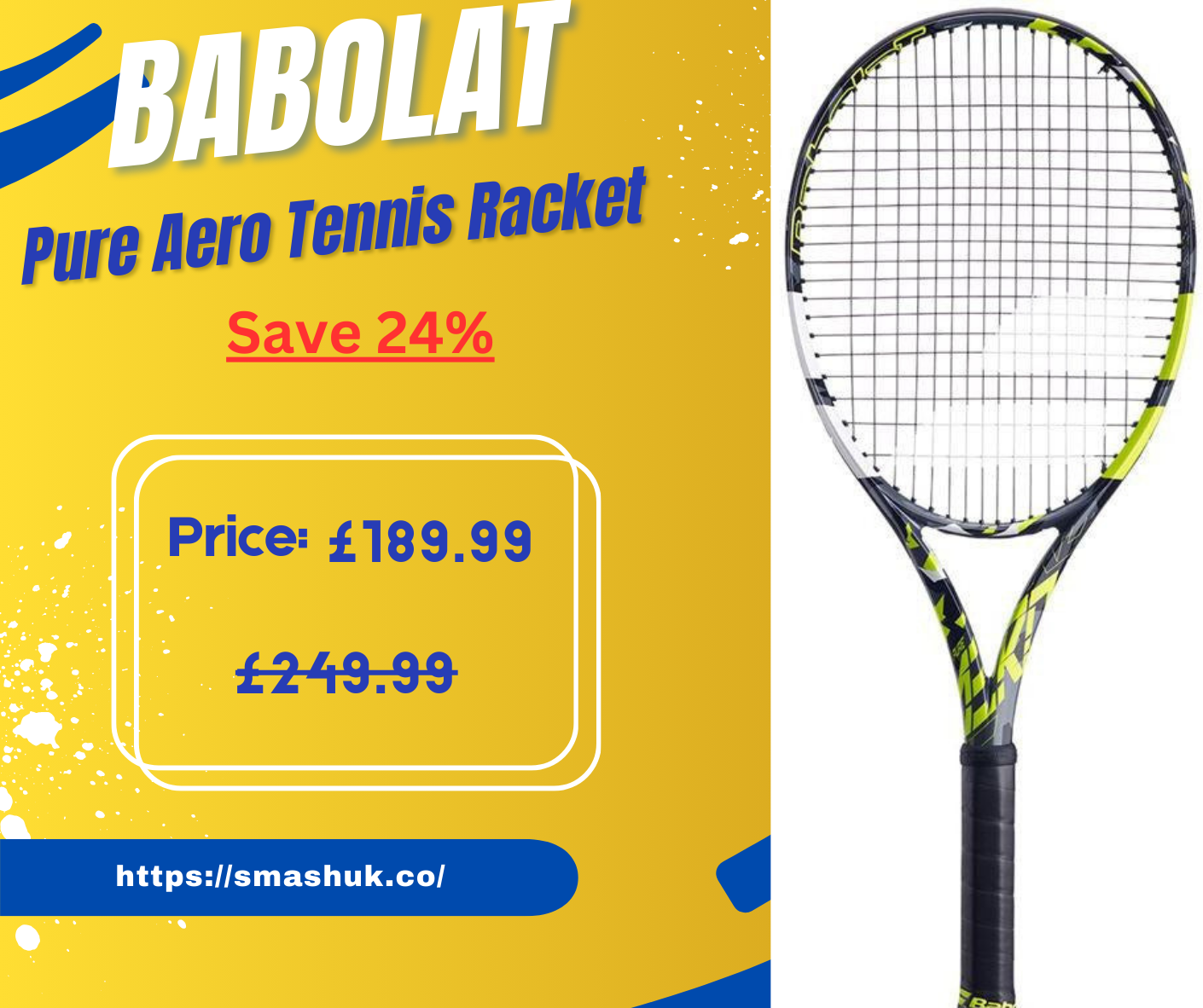 Babolat Pure Aero Tennis Racket 2024 - Features. Price & Offers