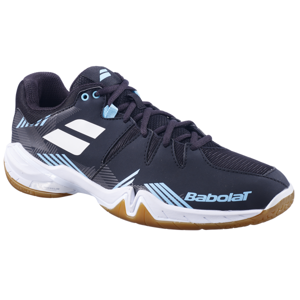 Babolat Mens Shadow Spirit Badminton Shoes (2023) - Black/Light Blue