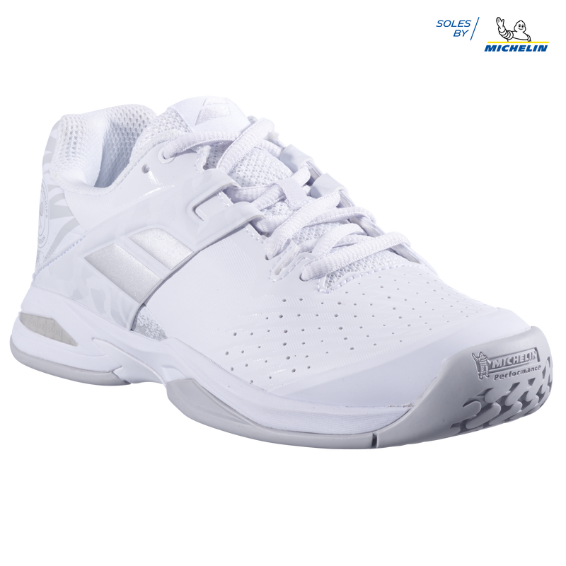 Propulse All Court Wimbledon Junior Tennis Shoe - White
