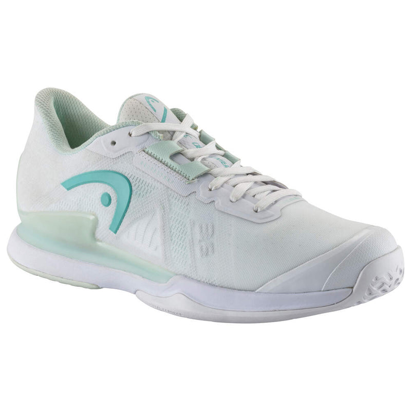 Head Womens Sprint Pro 3.5 Tennis Shoes - White/Aqua