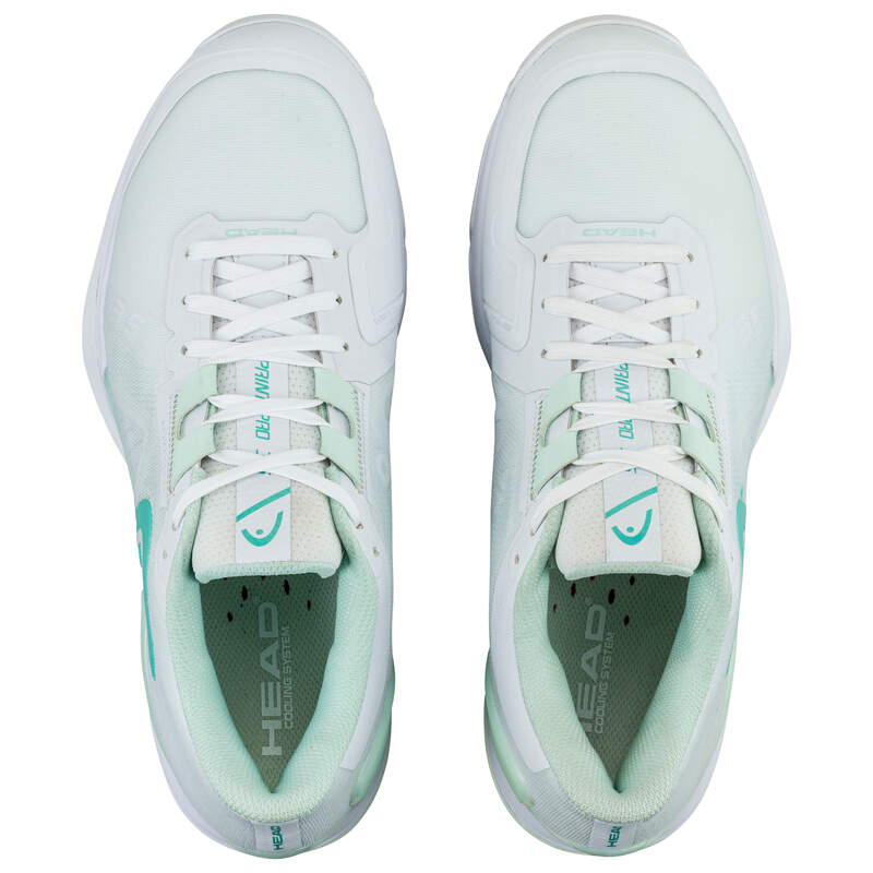 Head Womens Sprint Pro 3.5 Tennis Shoes - White/Aqua