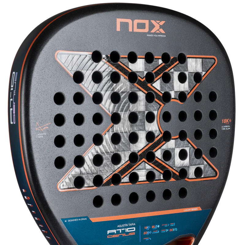 Nox AT10 Genius Attack 18k Alum Agustin Tapia Padel Racket 2025