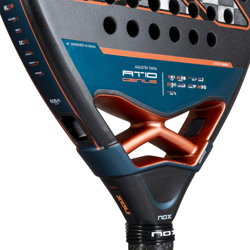 Nox AT10 Genius Attack 18k Alum Agustin Tapia Padel Racket 2025