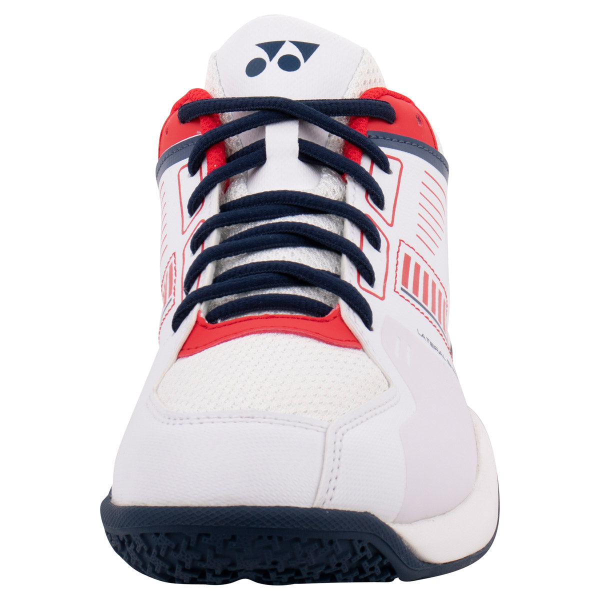 Yonex Strider Flow Wide Badminton Shoes - White/Red