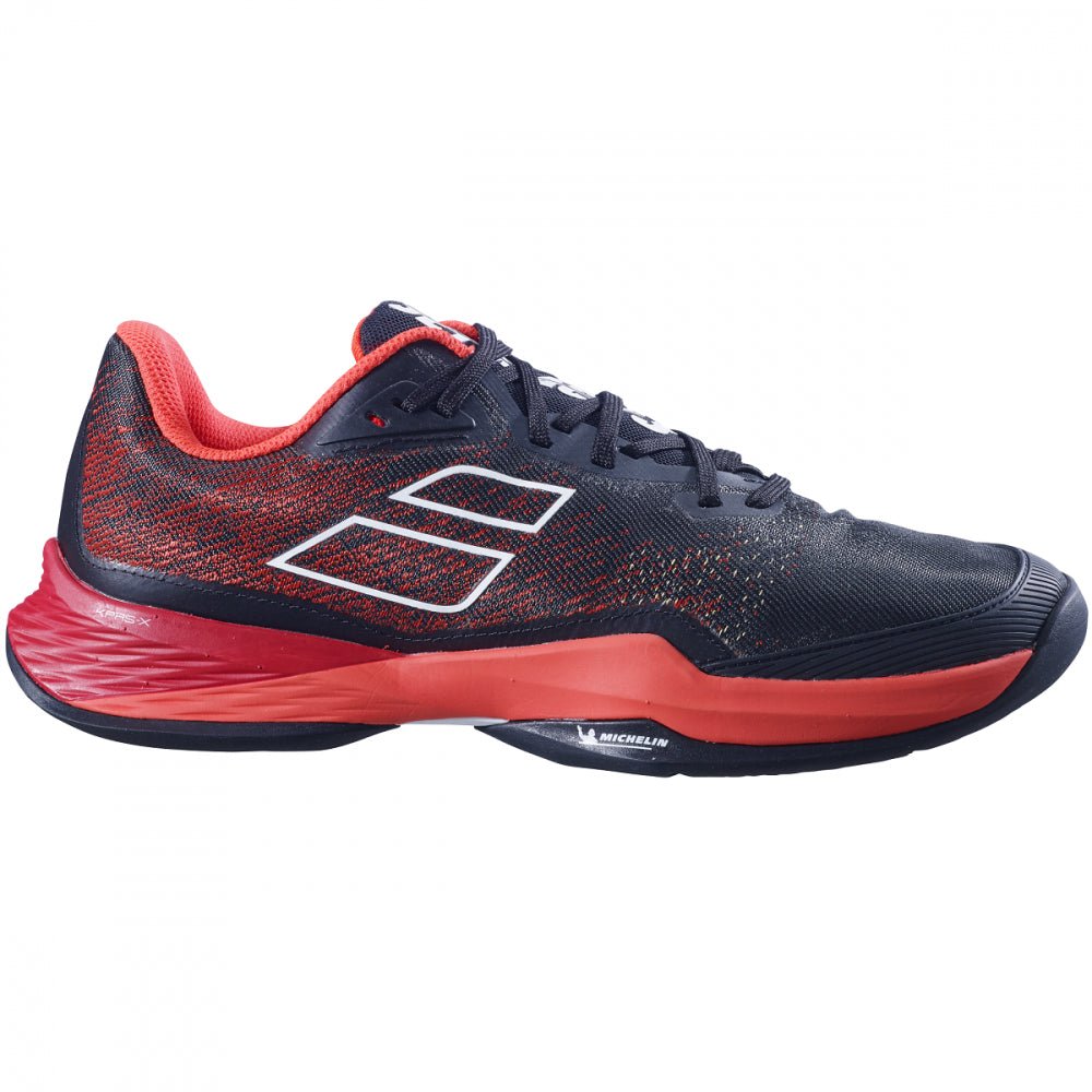 Babolat Jet Mach 3 All Court Men Tennis Shoes - Black Poppy Red