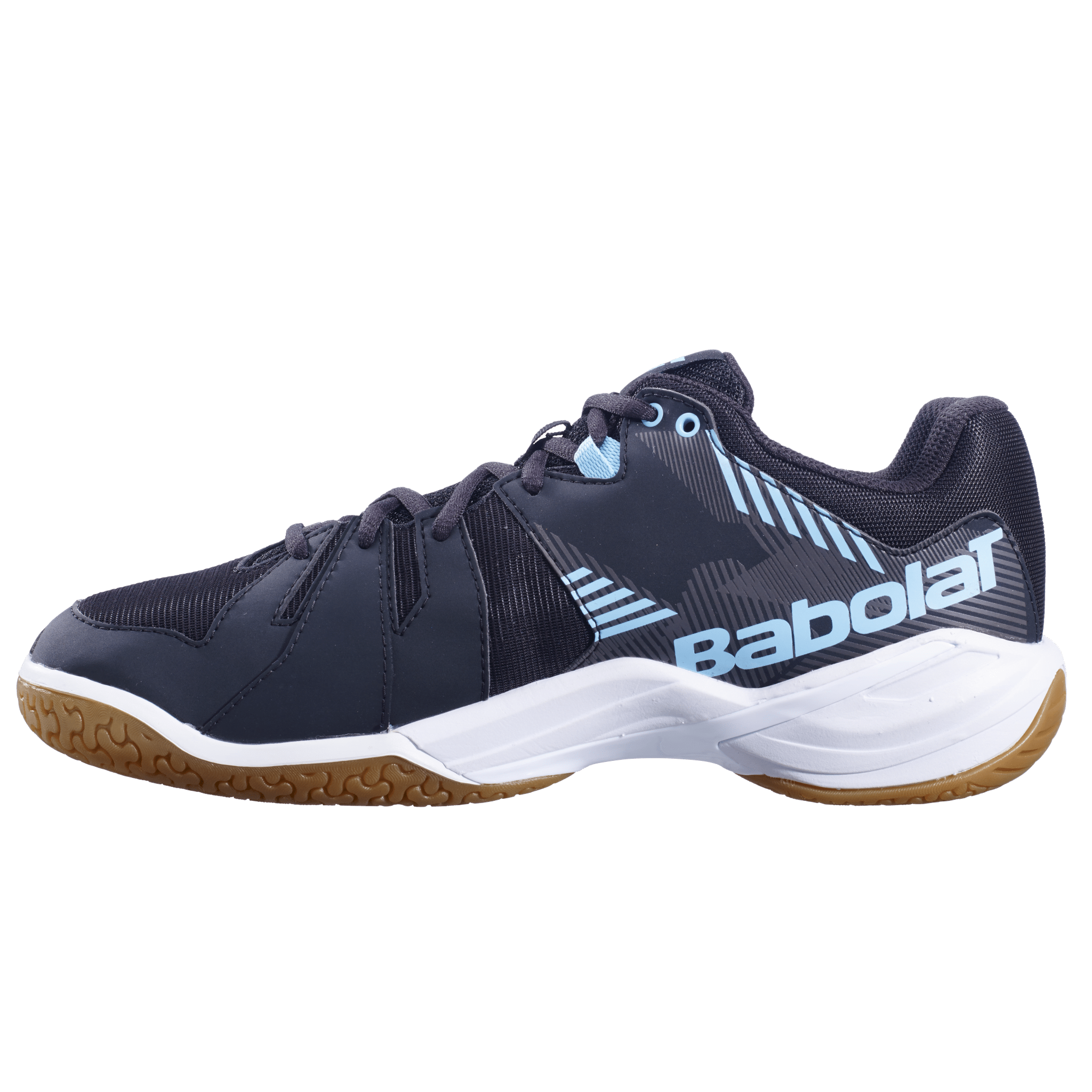 Babolat Mens Shadow Spirit Badminton Shoes (2023) - Black/Light Blue