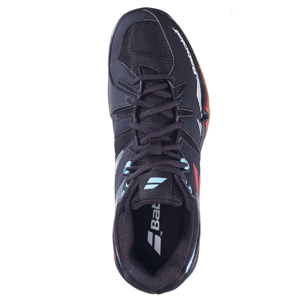 Babolat Mens Shadow Spirit Badminton Shoes (2023) - Black/Tomato Red