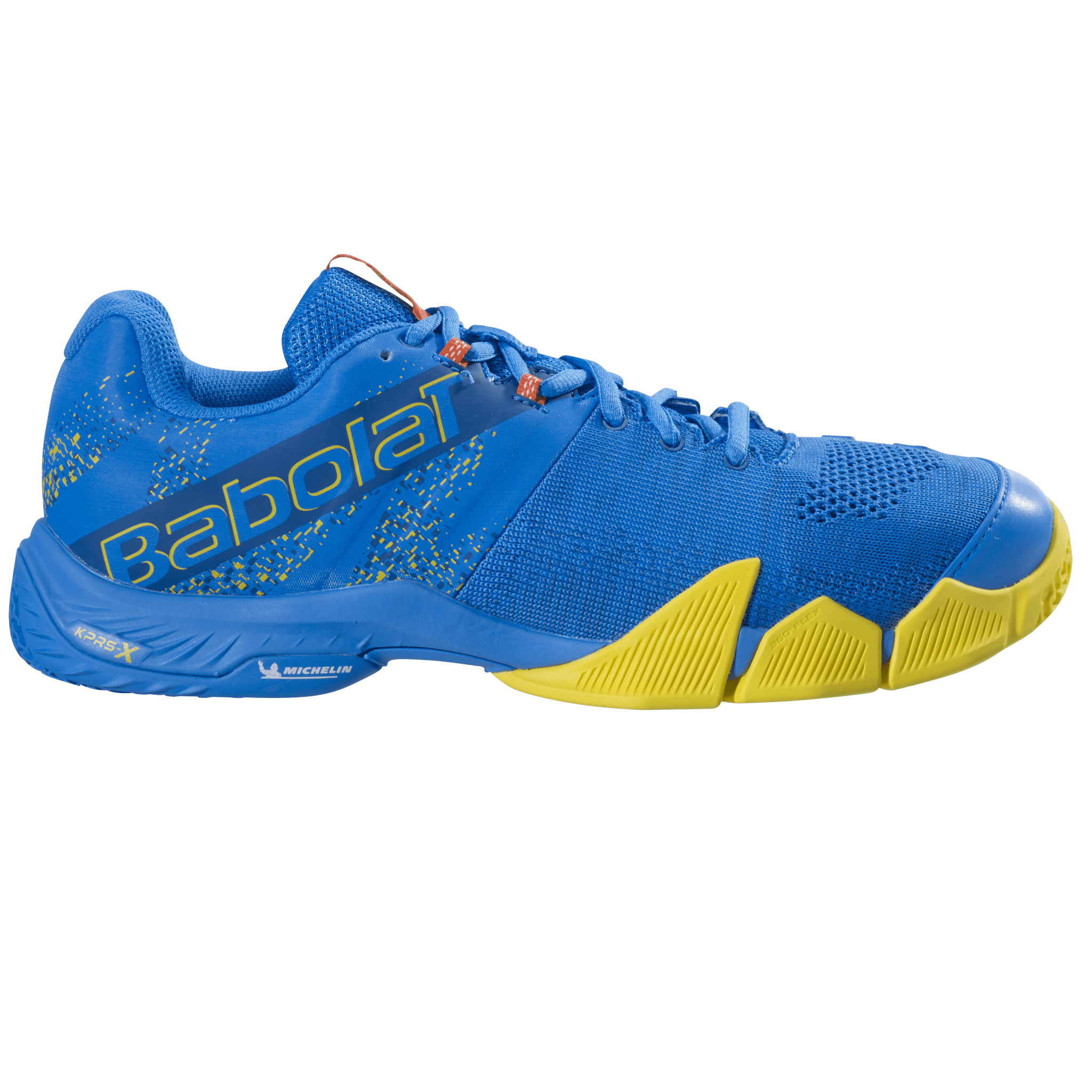 Babolat Movea Men Padel Shoes - FrenchBlue/Vibrant Yellow