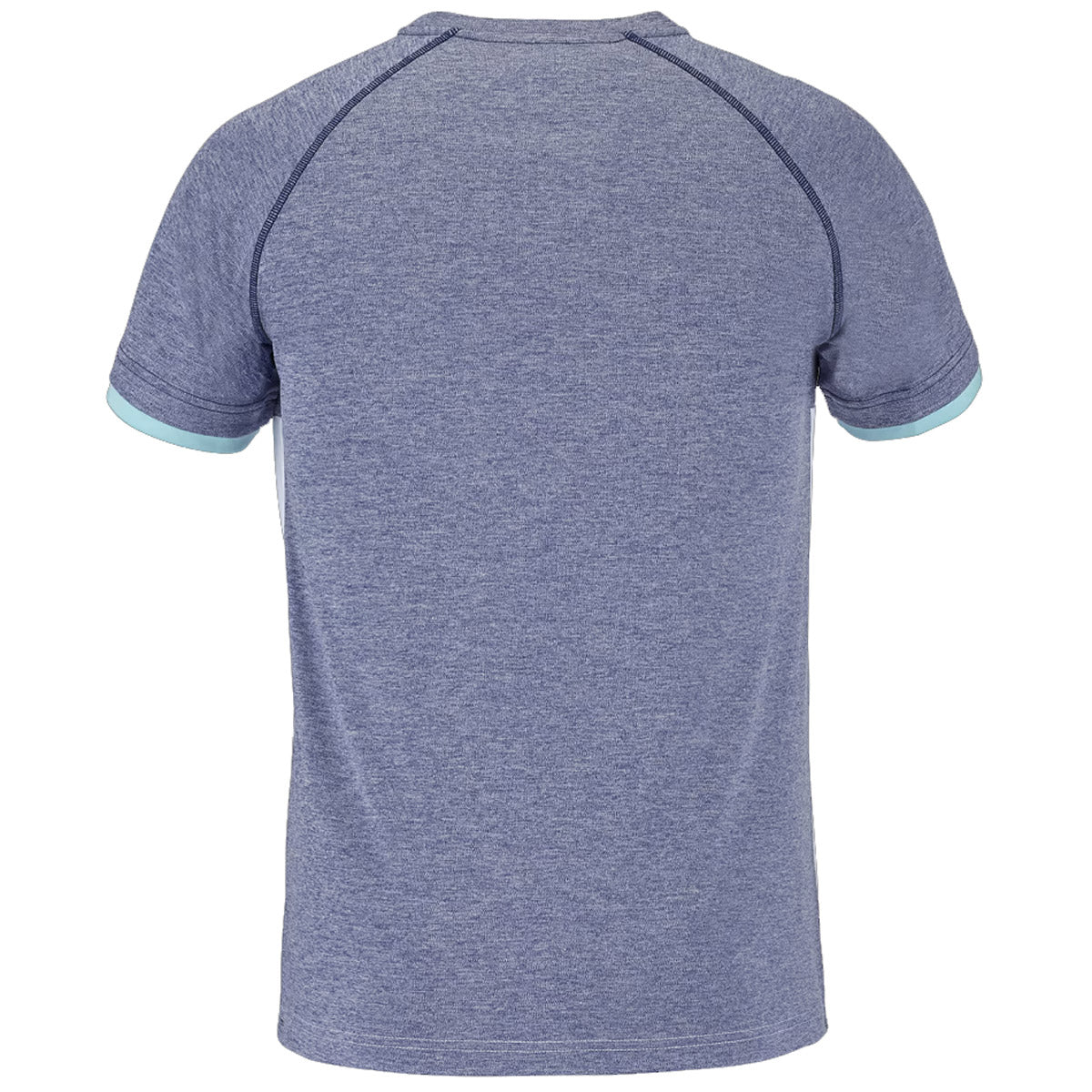 Babolat Play Crew Neck Tee Men Shirt - White /Blue Heather