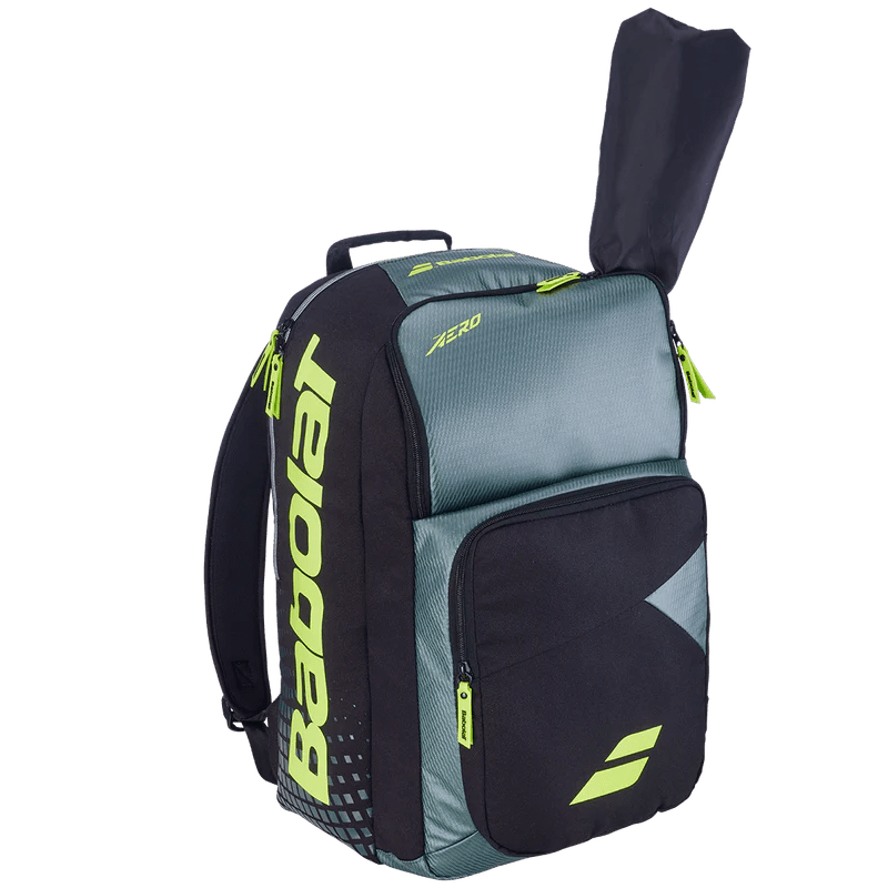 Babolat Pure Aero Backpack 2026 - Black/Green - Smash Racket Pro