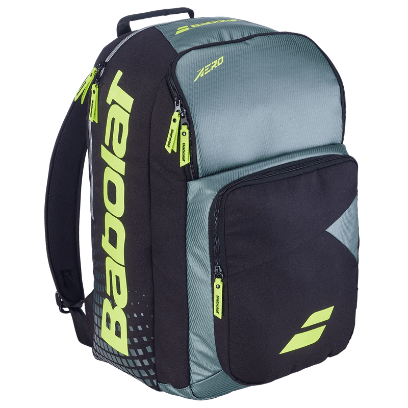 Babolat Pure Aero Backpack 2026 - Black/Green - Smash Racket Pro