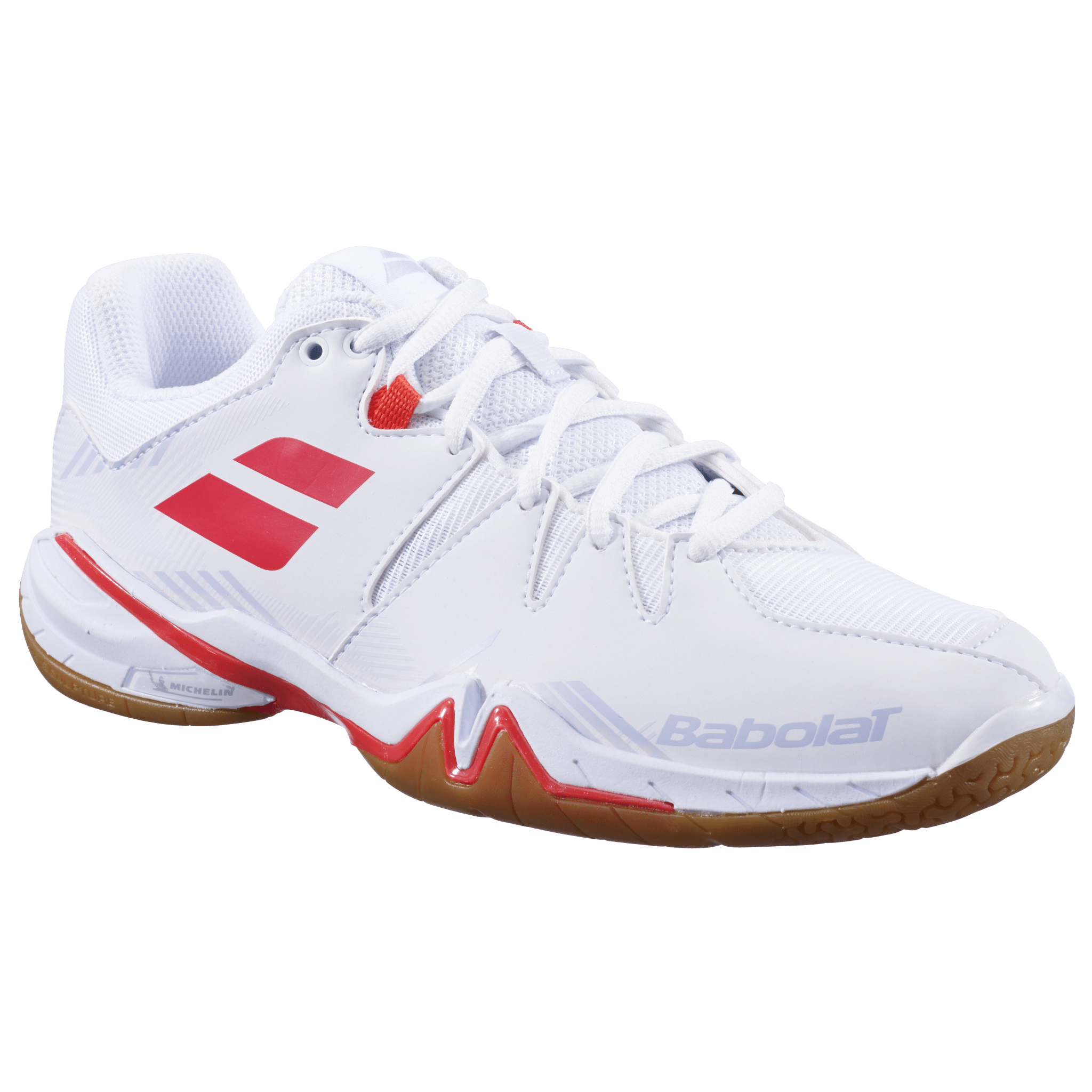 Babolat Shadow Spirit Women Badminton Shoes - White/Lavender