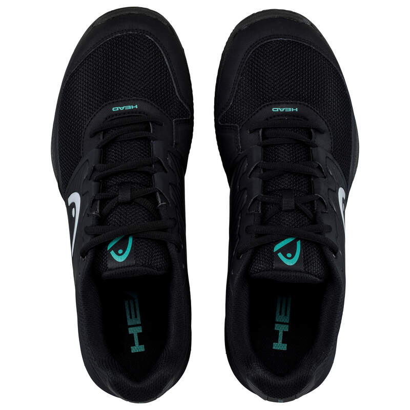 Head Mens Revolt Court Tennis Shoes - Black/Teal