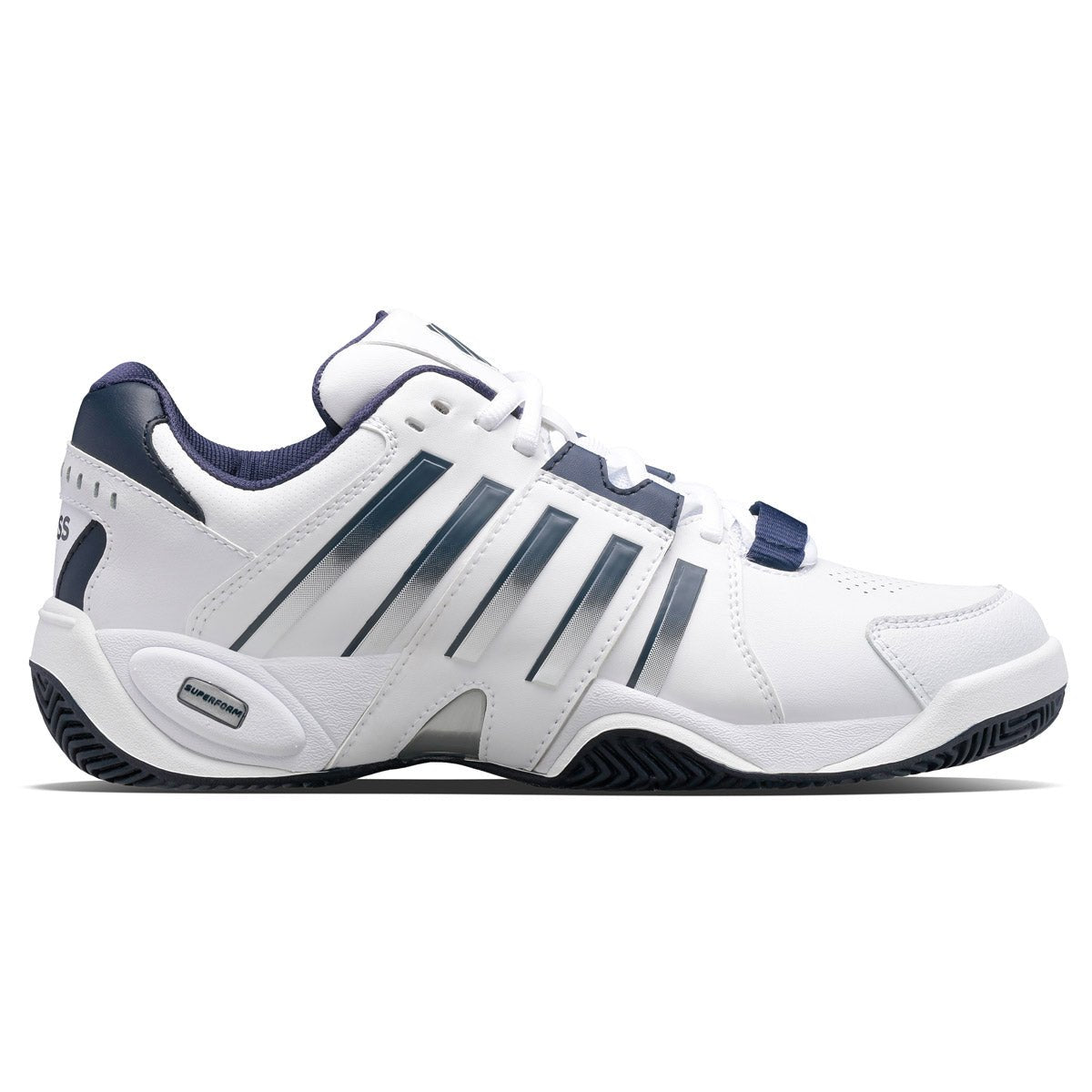 K-Swiss Accomplish IV Mens Tennis Shoes (White/Peacoat/Silver)