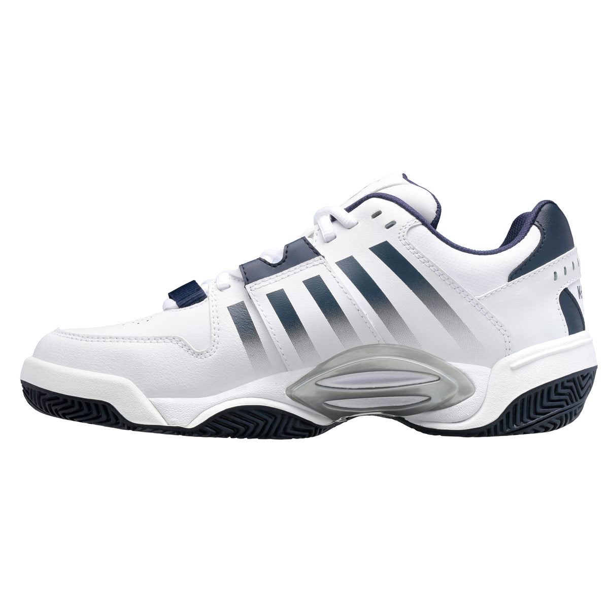 K-Swiss Accomplish IV Mens Tennis Shoes (White/Peacoat/Silver)