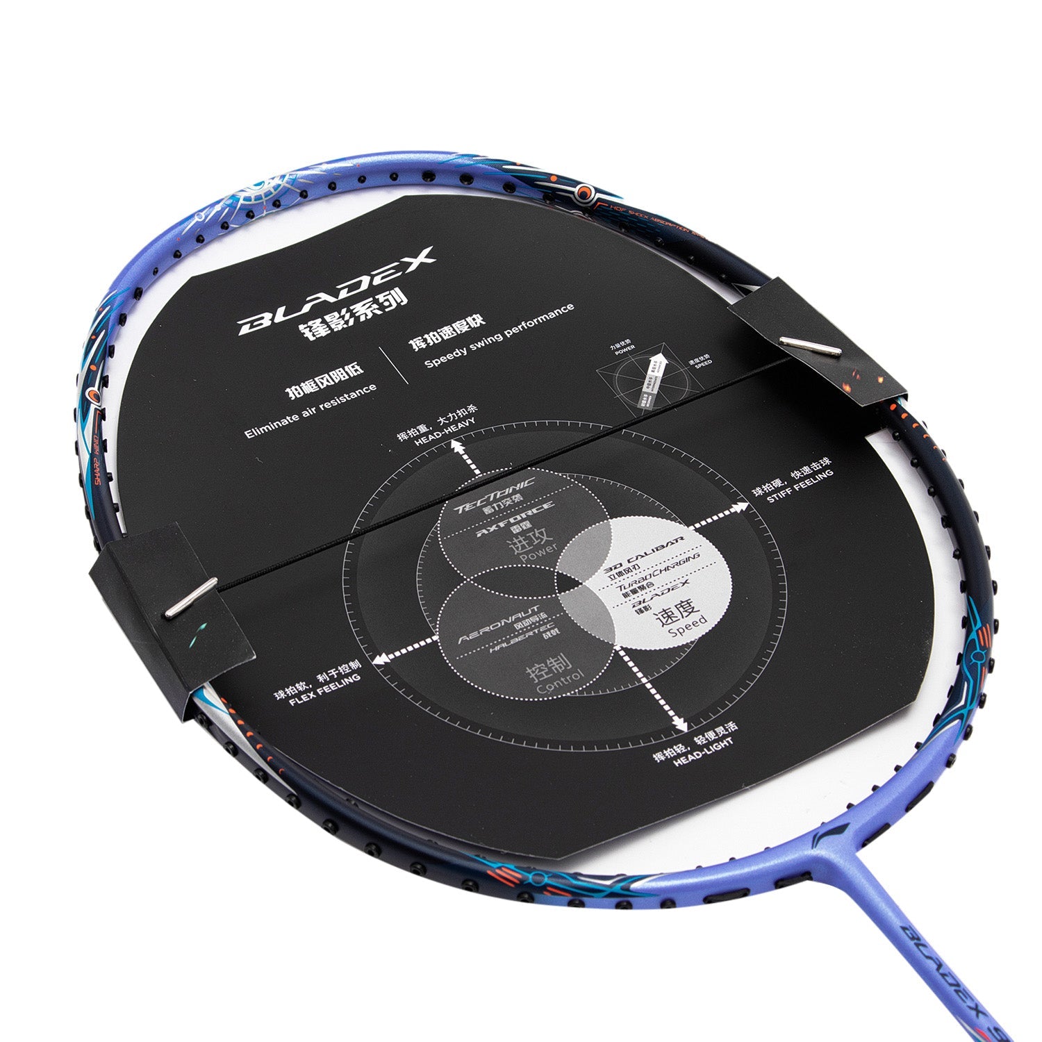 Li-Ning BladeX 900 Max Moon Badminton Racket (Blue)