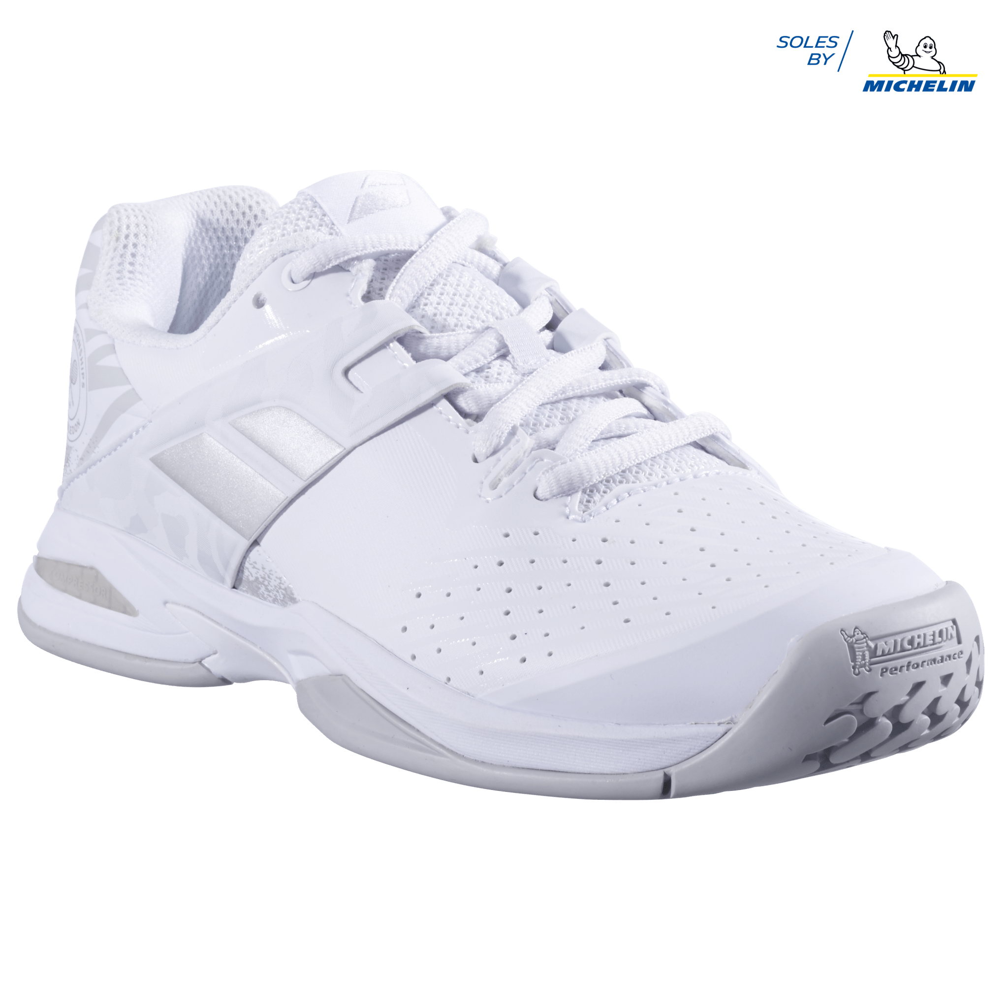 Propulse All Court Wimbledon Junior Tennis Shoe - White