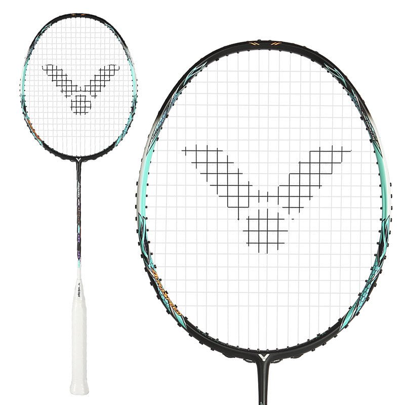 Victor Auraspeed 90K Metallic 4U Badminton Racket - Black / Blue