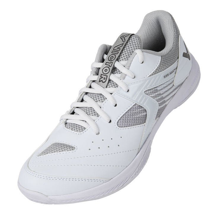 Victor S35 A Men Badminton Shoes (White) - Smash Racket Pro