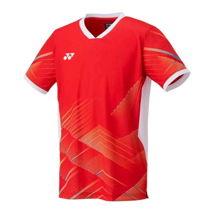 Yonex 10590EX Crew Neck Mens Shirt (Red)