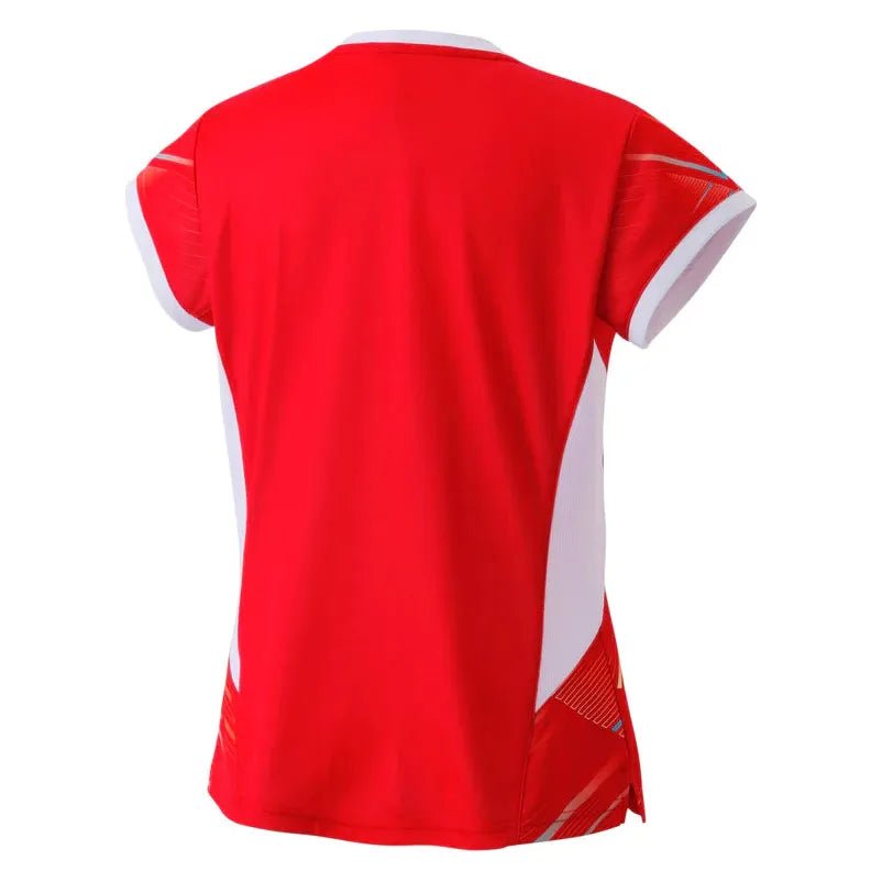 Yonex 20791EX Crew Neck Womens Shirt (Clear Red)