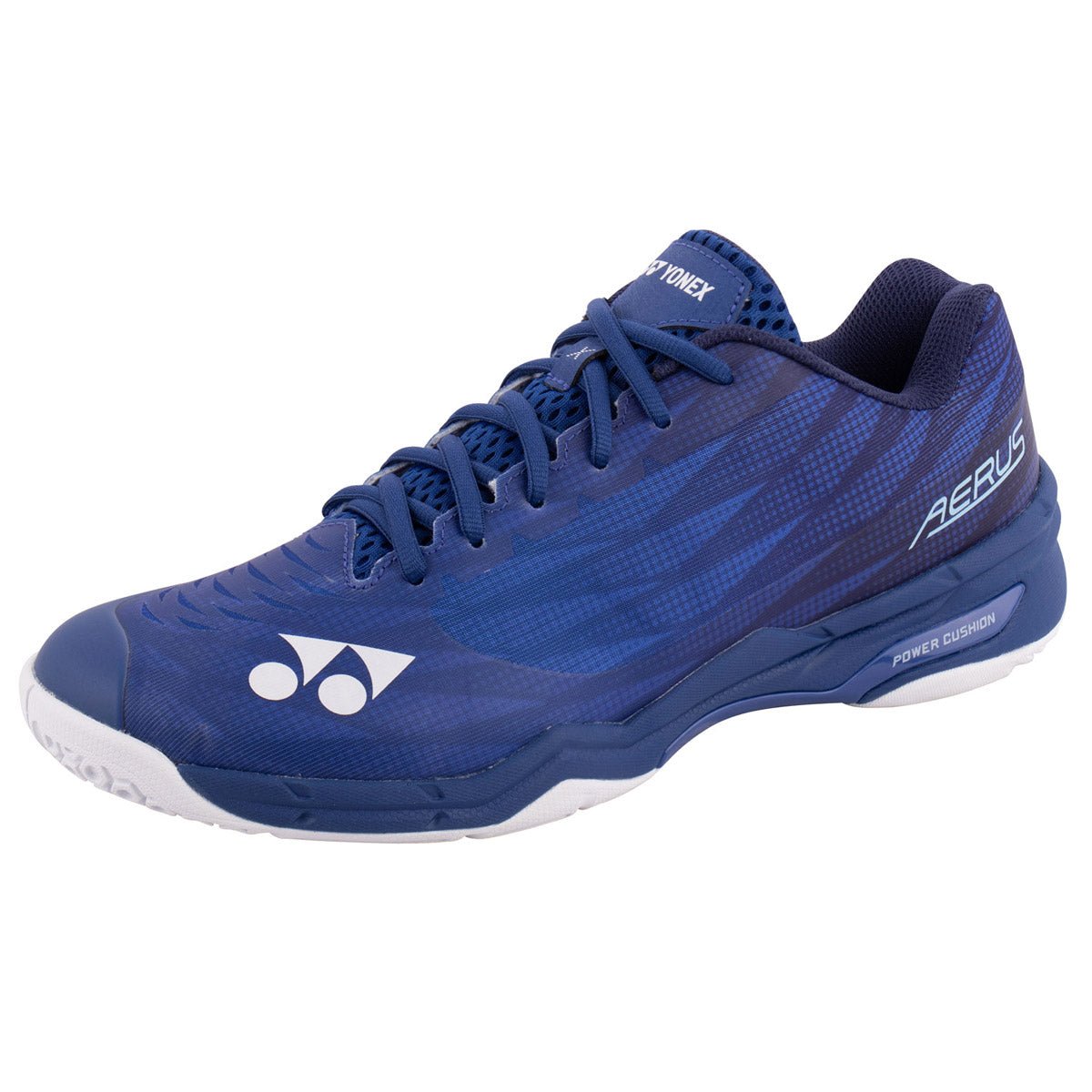 Yonex Mens Aerus X Badminton Shoes - Navy Blue - Smash Racket Pro