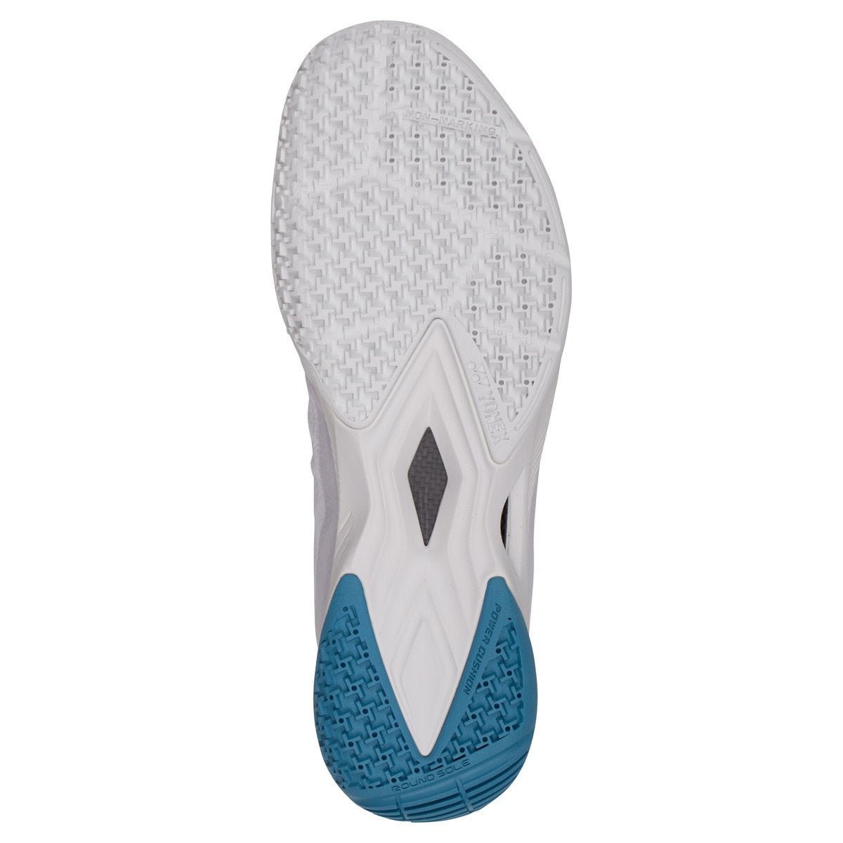 Yonex Mens Aerus Z2 Wide Badminton Shoes - White/Blue - Smash Racket Pro