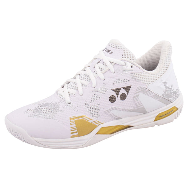 YONEX ECLIPSION シューズ ホワイト/ゴールド yonex-mens-power-cushion-