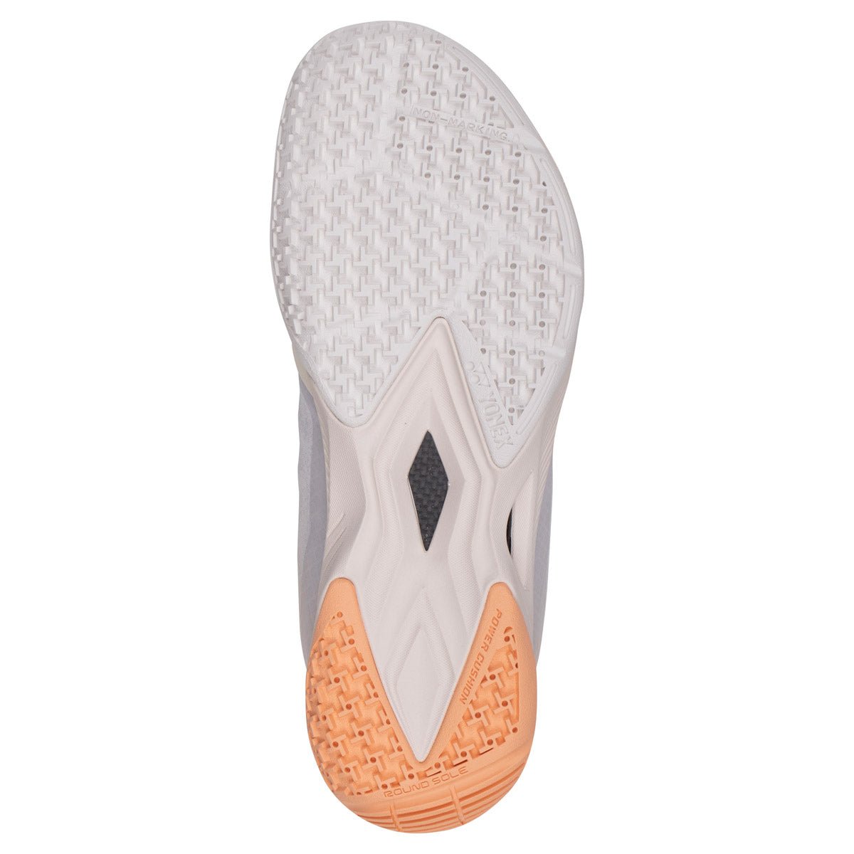 Yonex Power Cushion Aerus Z2 Womens Badminton Shoes - White/Orange - Smash Racket Pro